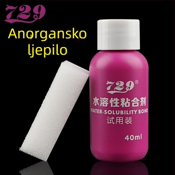 Neorgansko vodotopivo ljepilo za stolni tenis | Marka 729, Kod proizvoda 729, pogodno za fitnes opremu