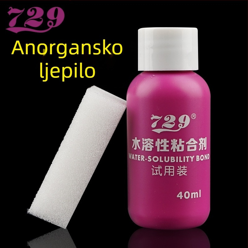 Neorgansko vodotopivo ljepilo za stolni tenis | Marka 729, Kod proizvoda 729, pogodno za fitnes opremu