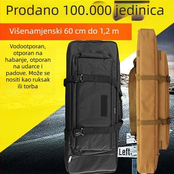Višenamjenska dvostruko slojevita platforma za morski ribolov s taktičkom torbom Egg Cotton, lancerom i alatom-igračkama, ramena torba za ribolov
