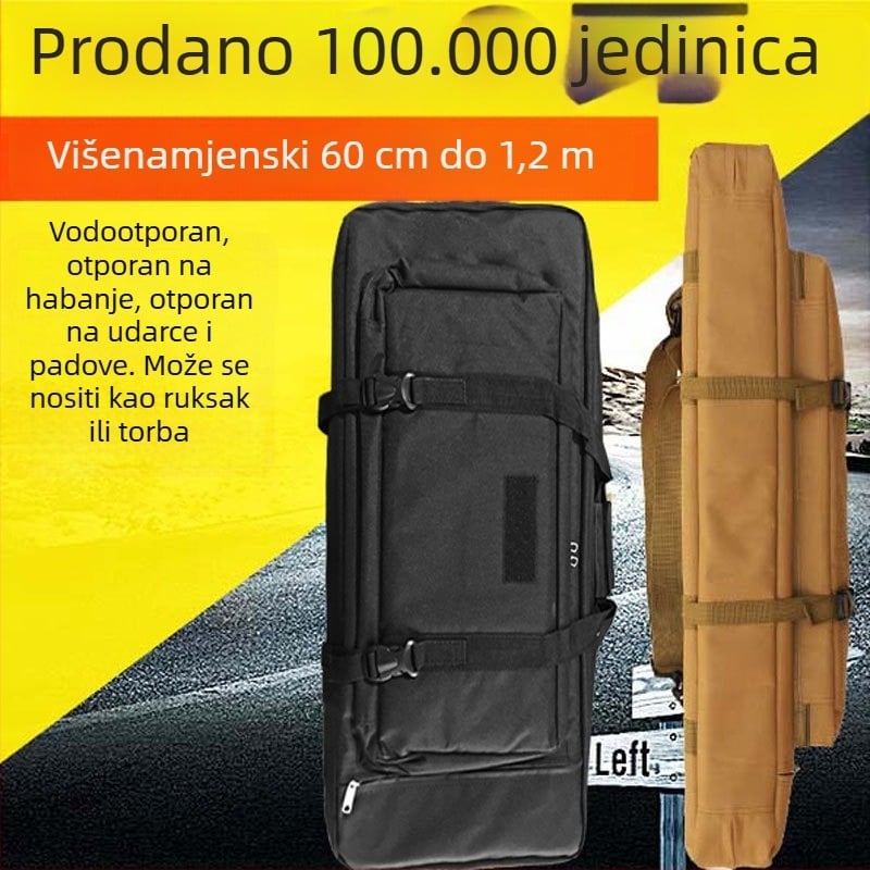 Višenamjenska dvostruko slojevita platforma za morski ribolov s taktičkom torbom Egg Cotton, lancerom i alatom-igračkama, ramena torba za ribolov
