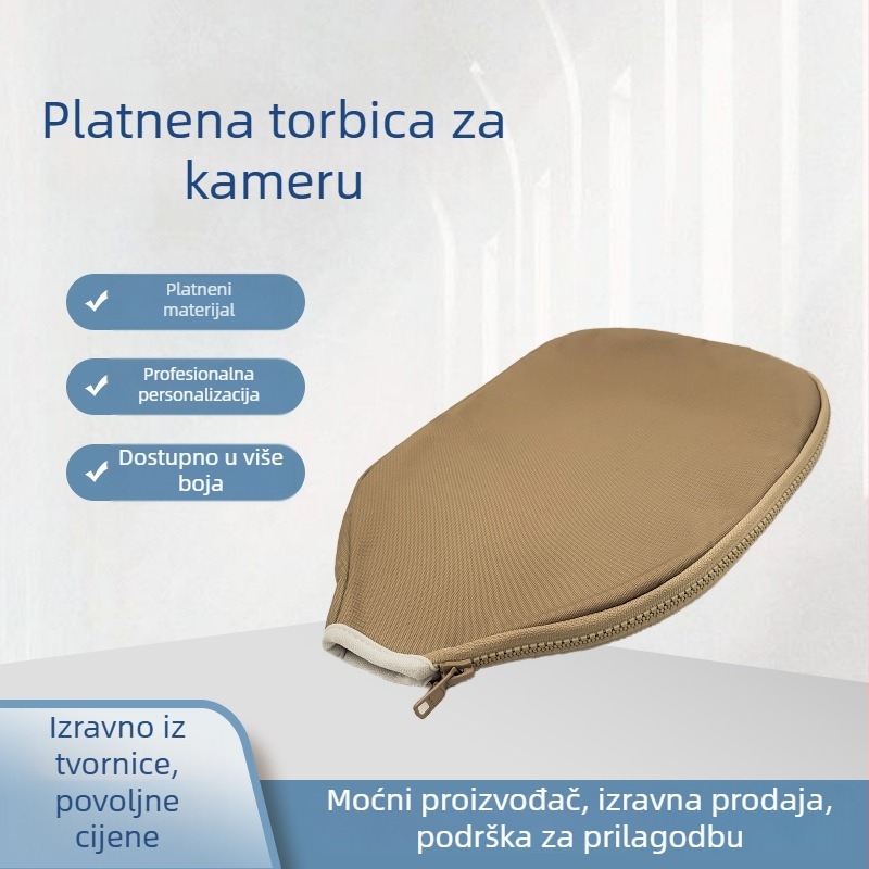 Platneni omot za reketa za pickleball, prilagodljiv uz ispis logotipa, Ennanda, pogodan za stolni tenis i badminton