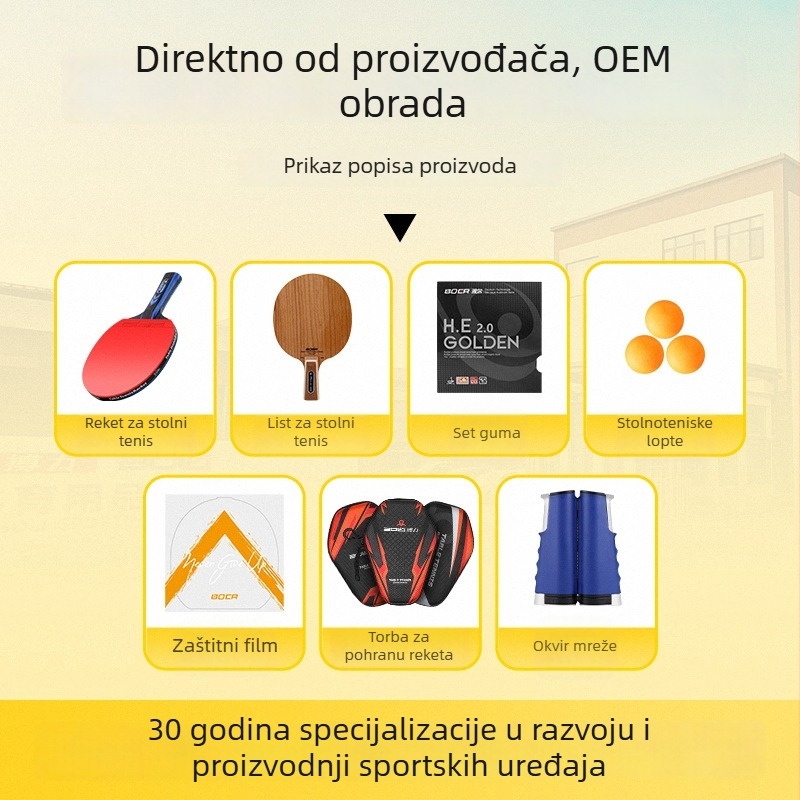 Torba za stolni tenis s tvrdim kućištem, zaštita od udara, prašinu i vodootporna, PU materijal