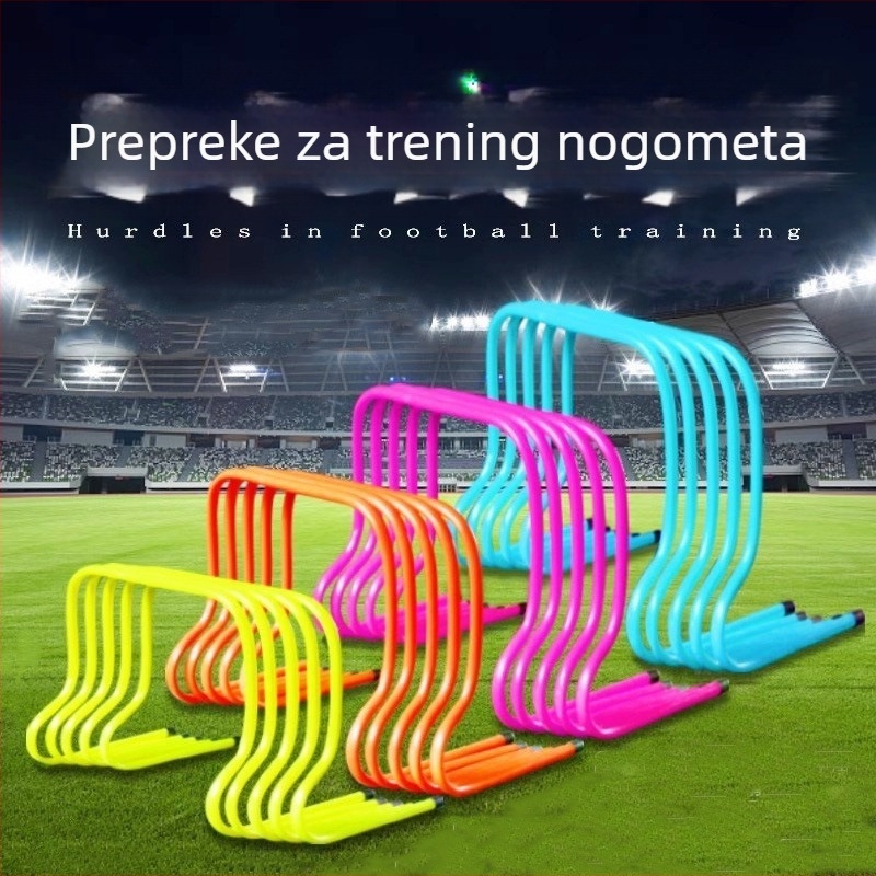 Nogometne prepreke za trening – PVC, prilagodljive, trening alat za nogomet i košarku