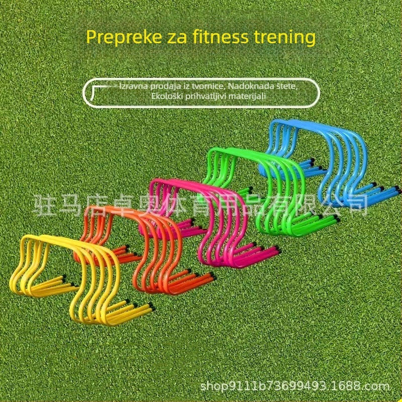 Nogometne prepreke za trening – PVC, prilagodljive, trening alat za nogomet i košarku