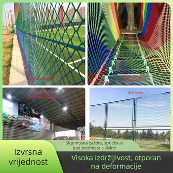 Prilagođena zaštitna sportska mreža za lopte, ograda za stolni tenis, izolacijska mreža za golf i tenis, ograda za košarku i nogomet