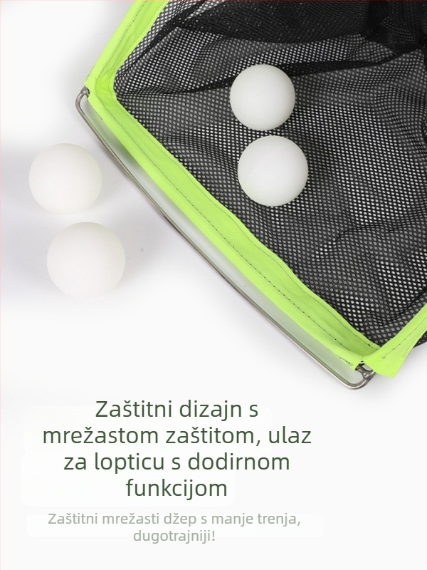 Stroj za prikupljanje lopti za stolni tenis s teleskopskom mrežom; materijal: svilen cvijet