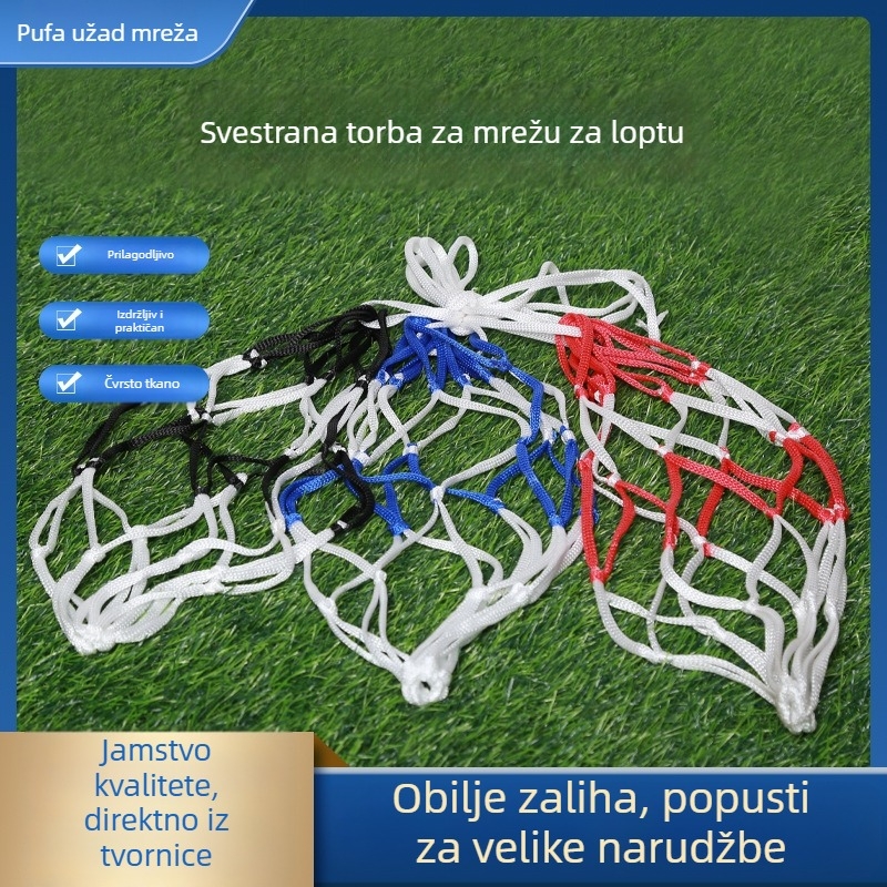 Pfeiffer Mrežasta torba za košarku — mrežasti materijal, prilagodljiva, za košarku i druge loptaške sportove