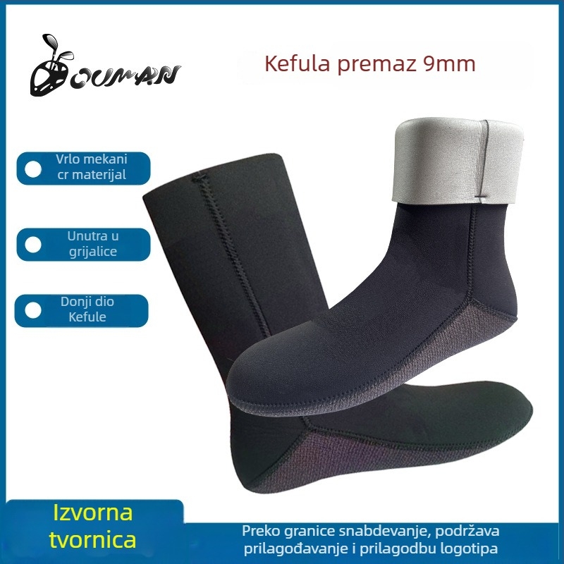 Potapljačke čarape, ouman, Cr titanijski premaz