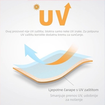 Velur kolgotice s UV zaštitom, 120D, otporne na zapetljavanje, pune dužine