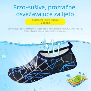 Unisex ronilačke čarape, poliester, Hydrophilic branda; pogodne za plažu, ronjenje i vodene aktivnosti