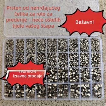 Prsten vodilice od nehrđajućeg čelika za štap – bezšivni integrirani dizajn