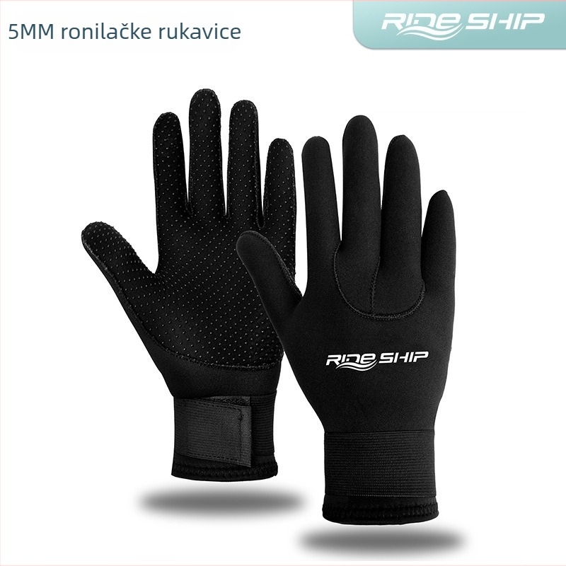 5 mm najlonske rukavice za ronjenje i ribolov, plivanje i snorkeling – otporne na habanje i ogrebotine