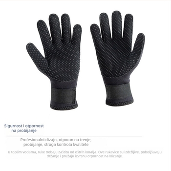 3mm neopren rukavice za ronjenje i snorkeling – protuklizne, otporne na ogrebotine, otporne na abraziju, tople i otporne na hladno