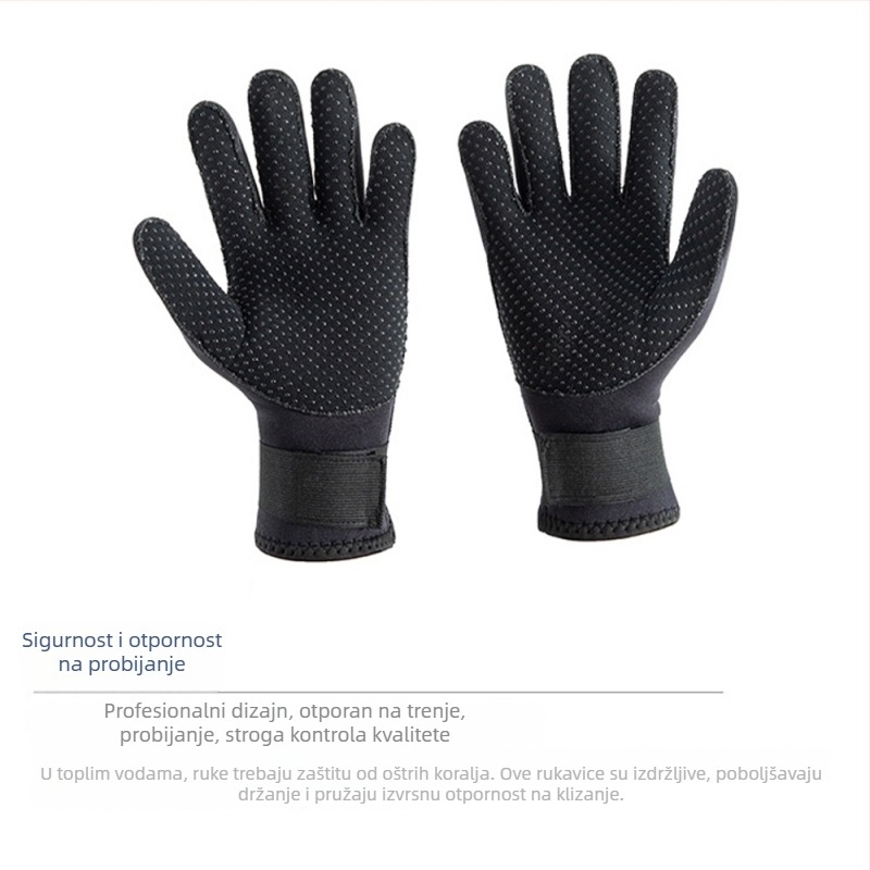 3mm neopren rukavice za ronjenje i snorkeling – protuklizne, otporne na ogrebotine, otporne na abraziju, tople i otporne na hladno
