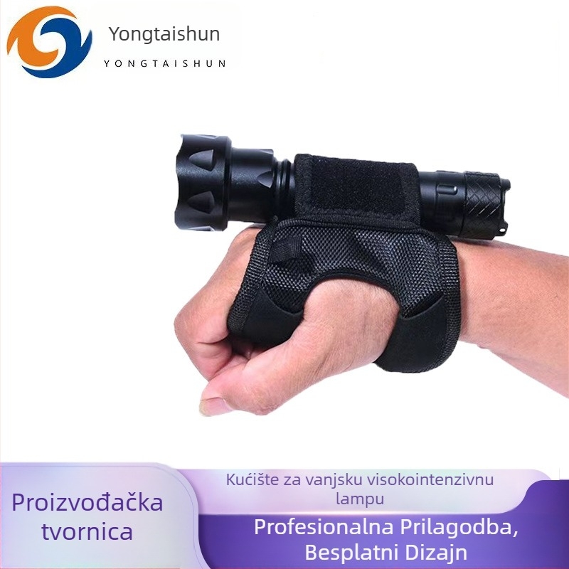 Potapljačka LED svjetiljka s najlonskim zaštitnim kućištem, napajanje baterijom, prilagodljivo, za ronjenje, planinarenje, kampiranje i potragu