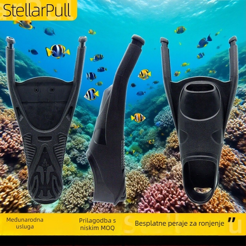 Peraje za slobodno ronjenje s zamjenjivim navlakama za cipele, dugi peraji (Materijal: TPR; Kod: 1xl+952947948527)