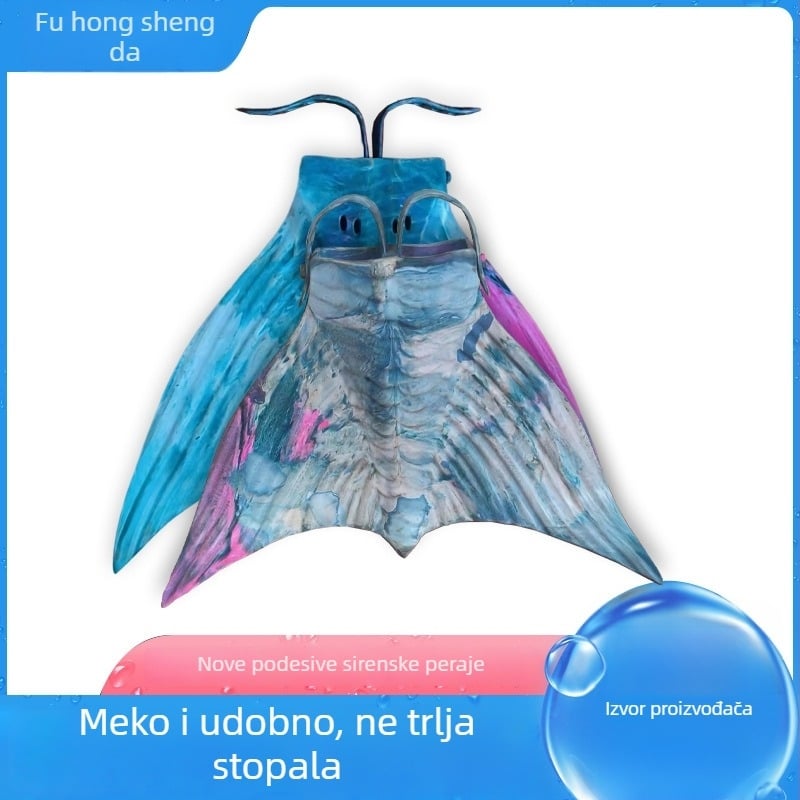 Podesive peraje sirene za odrasle, za ronjenje i plivanje — silikon — Fuhong Shengda