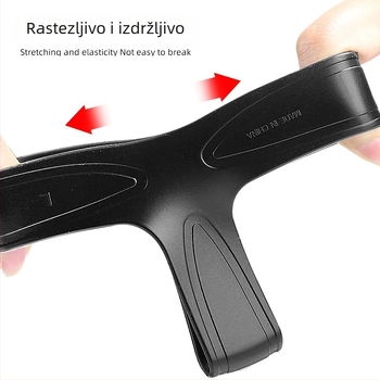 Silikonske peraje za plivanje s fiksnim prstenom, mekane i elastične, za trening, trokutasti remen