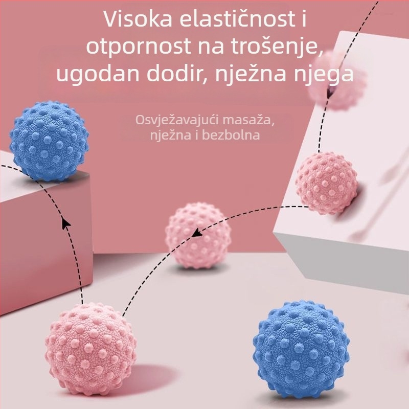 Masažna kugla u obliku arašida za olakšanje fascije plantare, luka, leđa i vrata; ne napuhuje se