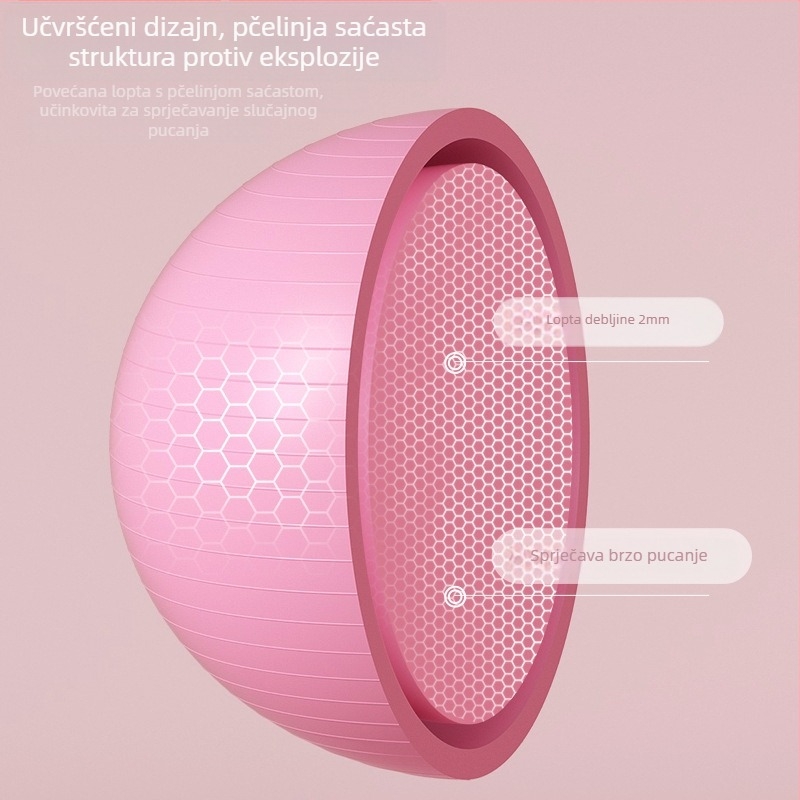 Lopta za jogu - PVC, 900 g, napuhiva, prilagodljiva obrada, privatna oznaka dostupna