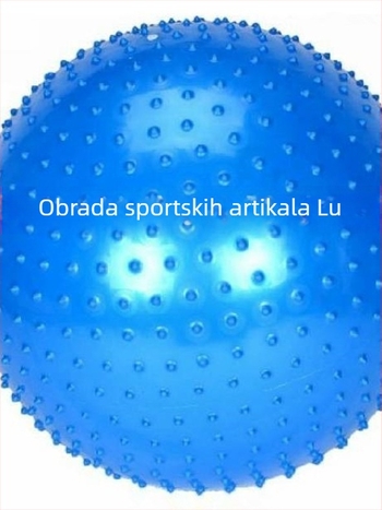 Joga lopta debela, otporna na eksplozije, masažna bodičasta lopta za trbuh – PVC, 1,6 kg, prilagodljiva