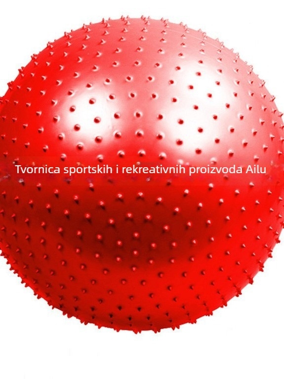 Joga lopta debela, otporna na eksplozije, masažna bodičasta lopta za trbuh – PVC, 1,6 kg, prilagodljiva
