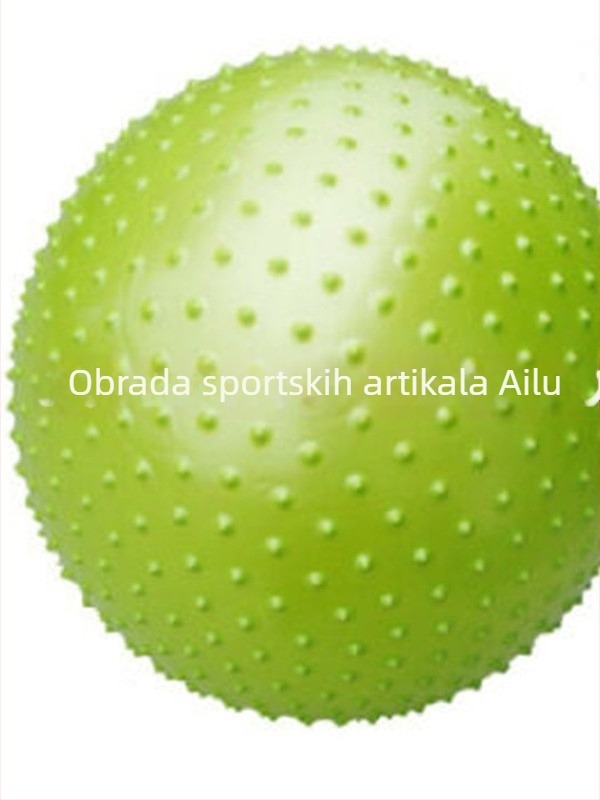 Joga lopta debela, otporna na eksplozije, masažna bodičasta lopta za trbuh – PVC, 1,6 kg, prilagodljiva