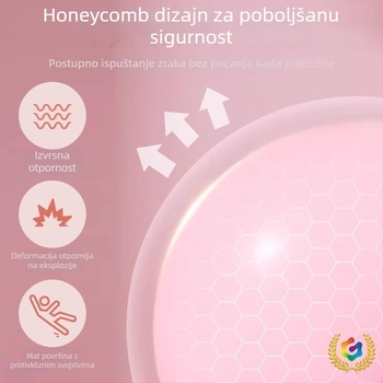 Pilates lopta za trening zdjelice - valovita lopta, materijal ABS, marka Other, težina Other