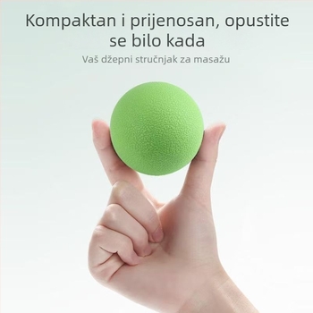 Silikonska fascijalna kuglica za fitness – kuglica za opuštanje mišića stopala i ruku, meridijanska joga dekompresijska lopta