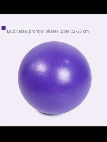 Joga lopta za pilates, mini lopta za mišiće zdjelice, promjer 25 cm, fitness lopta za ravnotežu i vježbanje