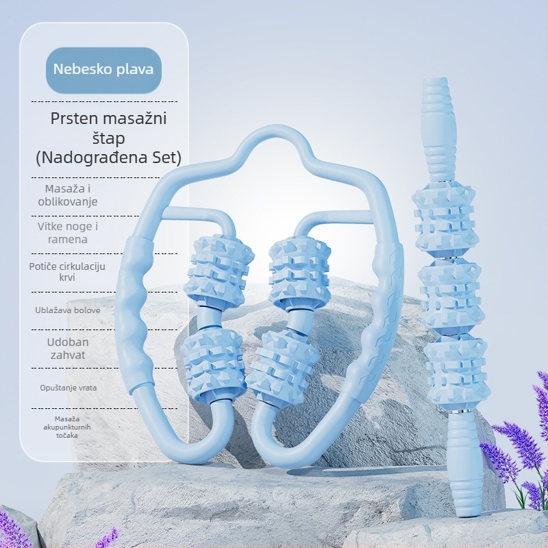 Sanfan PVC masažna lopta za plantarnu fasciju i meridijane, ne napuhuje se, 100 g, za yogu i fitness