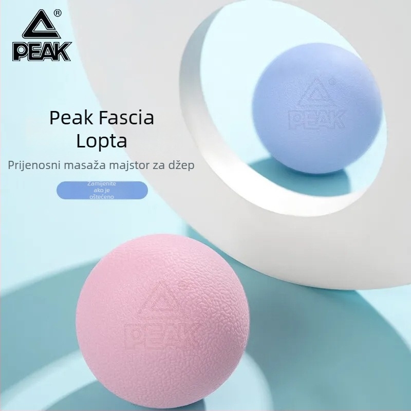 Yoga fascijalna lopta – masaža stopala, ramena i vrata, prijenosna, ne napuhuje se; Materijal: TPE; Promjer: 62 mm; Težina: 145 g; Pogodno za zdravstvenu masažu i fitness