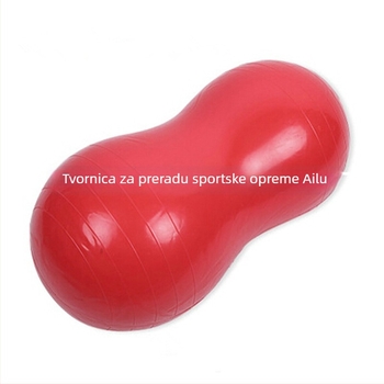 PVC mala arašidasta lopta 30×60 cm, ojačana, otporna na probijanje, za rehabilitaciju i trening, fitness lopta za trudnice