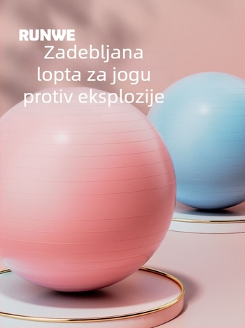 Lopta za jogu s masažom, debela otporna na probijanje, fitness lopta za odrasle i djecu, kućna uporaba, senzorna vježba Dragon Ball lopta za bebe