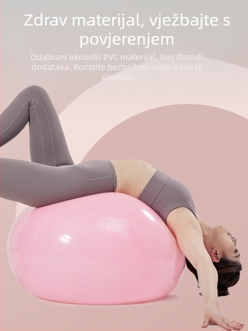 Lopta za jogu s masažom, debela otporna na probijanje, fitness lopta za odrasle i djecu, kućna uporaba, senzorna vježba Dragon Ball lopta za bebe