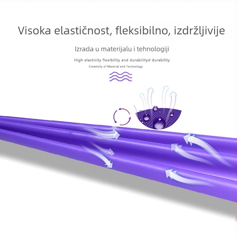 Joga elastična traka i otporna špaga za muškarce i žene, trening snage i istezanje, latex otporna špaga