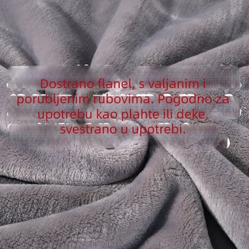 Debela flanel deka za kućne ljubimce s motivom crtanog filma, poliester