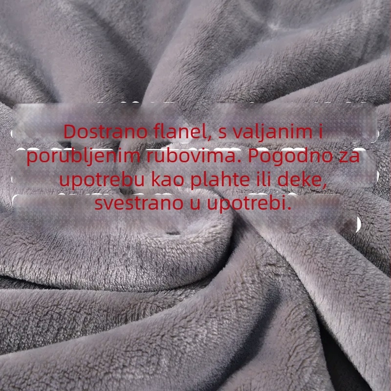 Debela flanel deka za kućne ljubimce s motivom crtanog filma, poliester