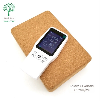 Wanli blok za jogu od pluta, visoka gustoća, 750 g, mogućnost tiskanja logotipa, prilagođena obrada