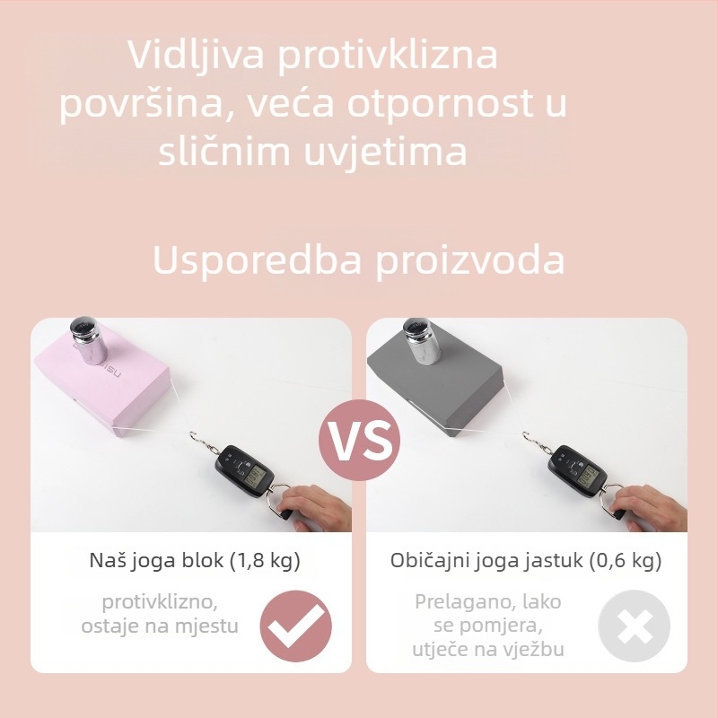 Joga blok, visoke gustoće TPE blok, 200 g, Spray speed