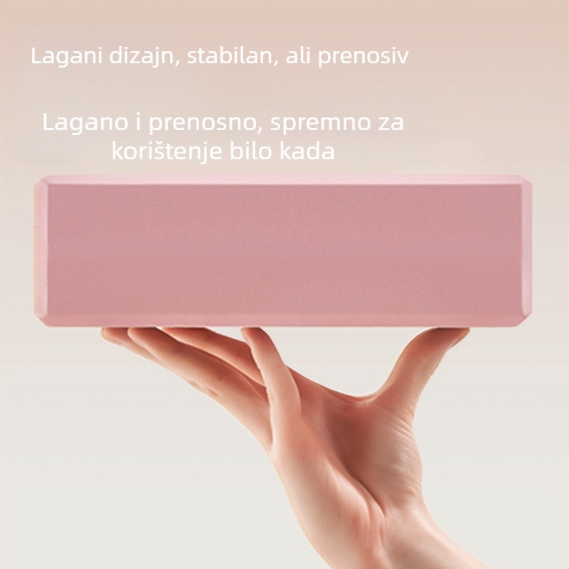 Joga blok, visoke gustoće TPE blok, 200 g, Spray speed