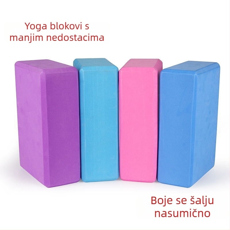 Joga blok EVA, EVA materijal, 120 g, pakiranje 100 kom./kutija, pogodan za fitness i masažu