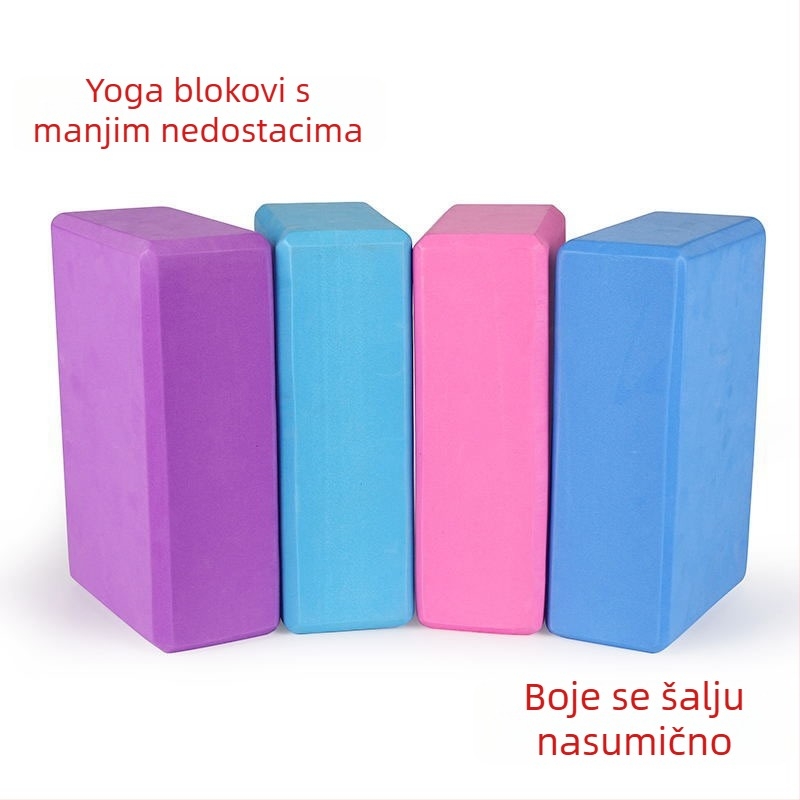 Joga blok EVA, EVA materijal, 120 g, pakiranje 100 kom./kutija, pogodan za fitness i masažu