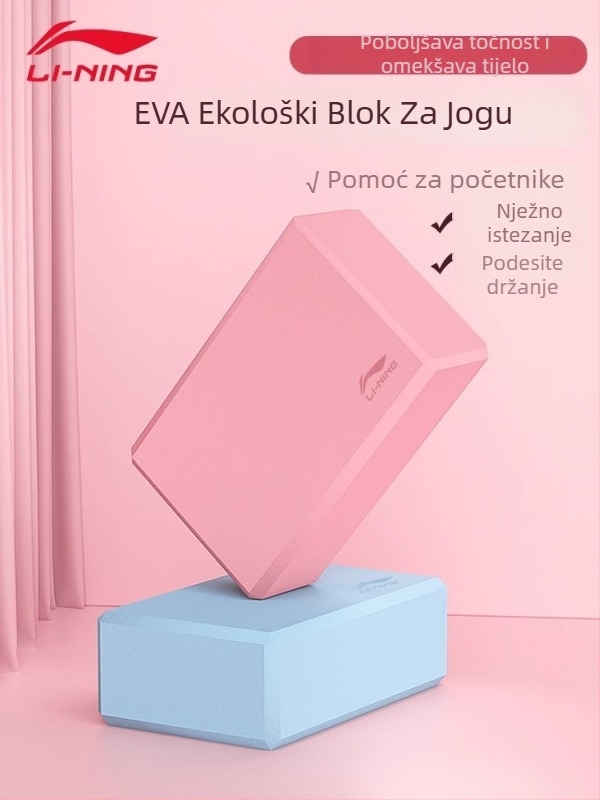 Li Ning joga blok | EVA, 200 g, za fitness i ples