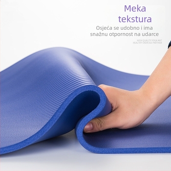 nbr prostirka za jogu, debela i šira za početnike, protuklizna, za kućnu upotrebu