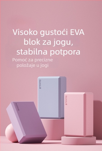 Joga blok za plesnu praksu, kork materijal, mogućnost prilagodbe, pogodan za druge sportove s loptom