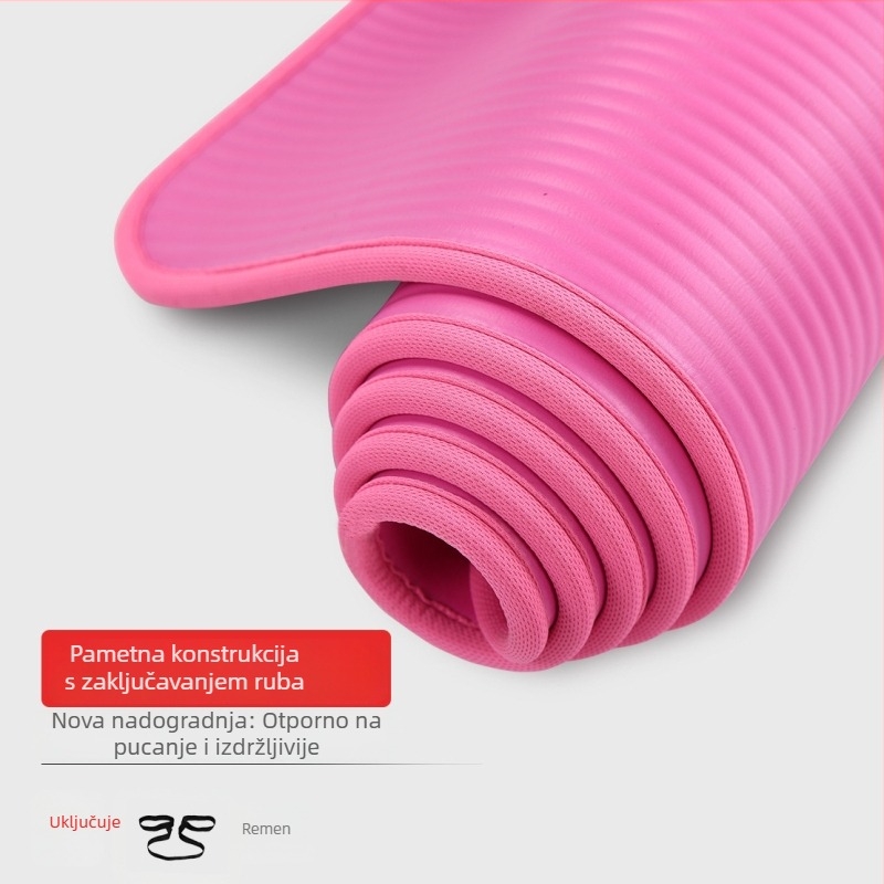 Edging joga prostirka – NBR materijal, 900 g, Mogućnost prilagođavanja