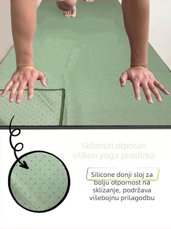 Joga ručnik (Ant cloth) – Prijenosni, Brzo sušeći, Perivi u perilici, Higijenski dodatak za fitness