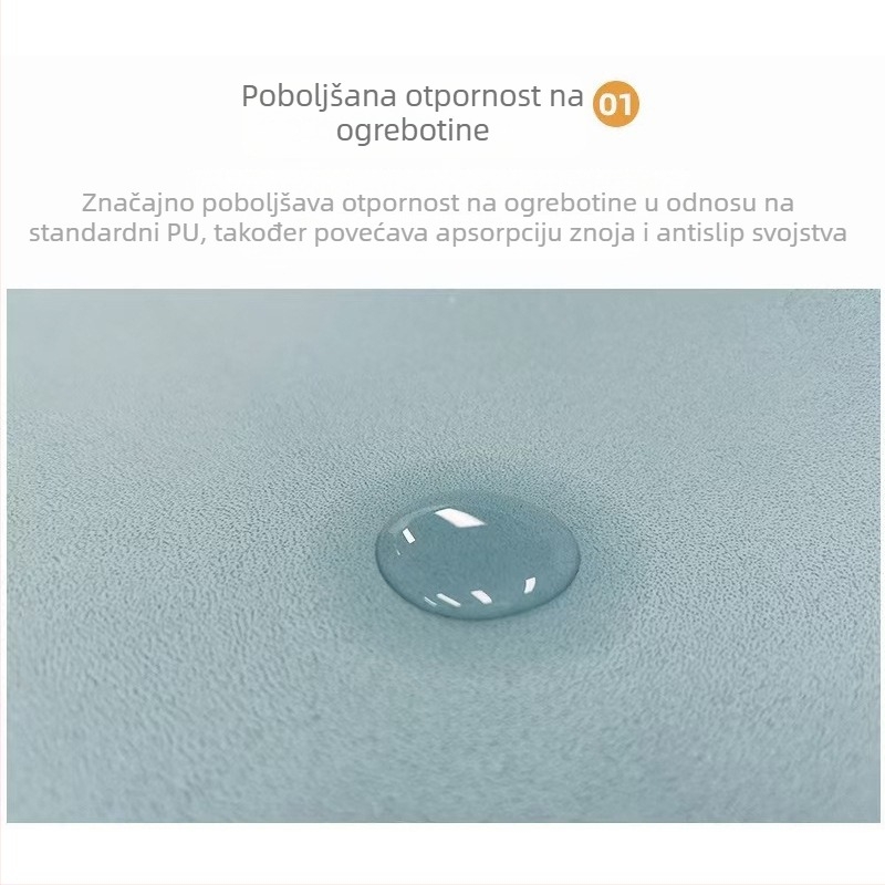 Joga prostirka - Misha, kaučuk, 5 mm, 2800 g, prilagodljiva