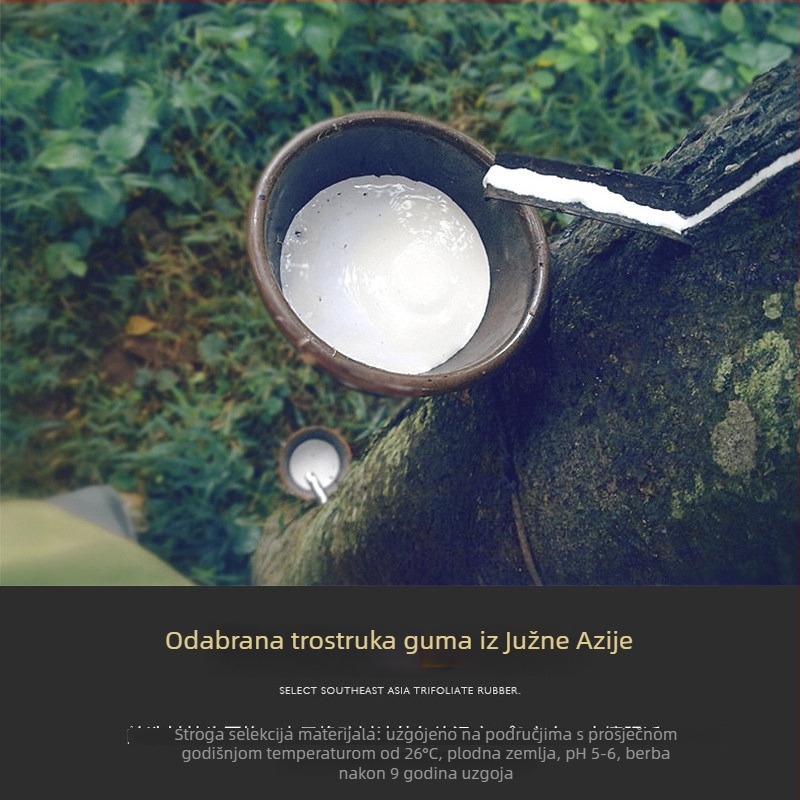 Joga podloga - prirodni kaučuk, 5 mm, prilagodljiva obrada, pogodna za fitness i ples.